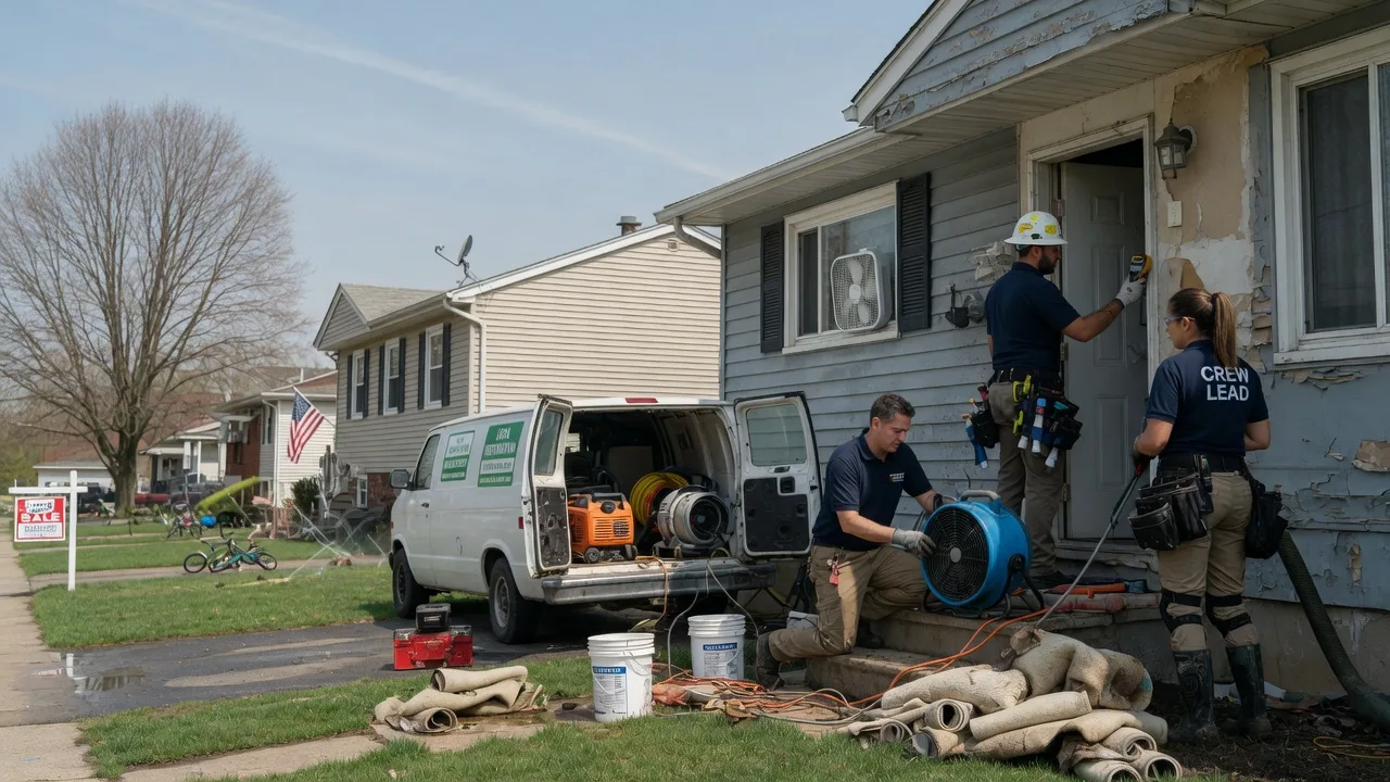Flood Cleanup in Mine Hill, NJ near me
